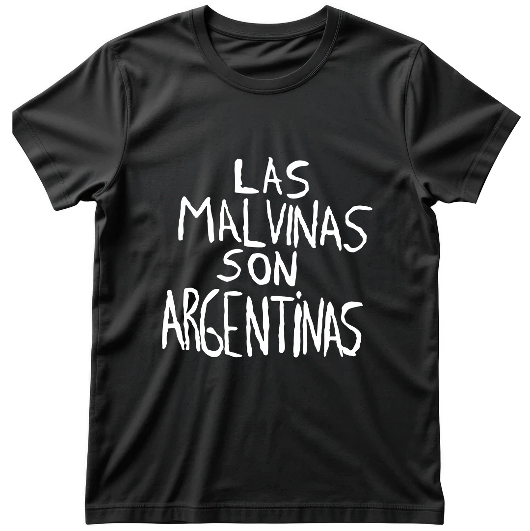 20 Remera de algodón Unisex - LAS MALVINAS SON ARGENTINAS E003-E004 - Imagen 1