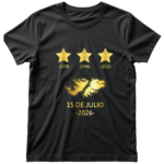 Remera de algodón Unisex- LA CUARTA VERTICAL E009